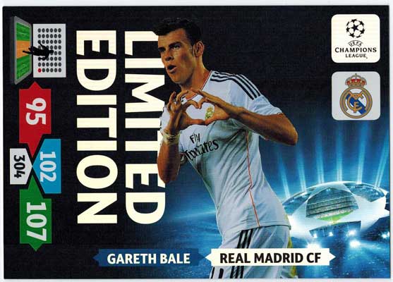 XXL Limited Edition, 2013-14 Adrenalyn Champions League, Gareth Bale, 10st