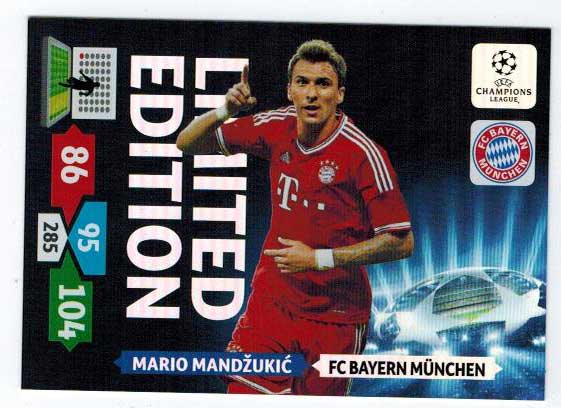 Limited Edition, 2013-14 Adrenalyn Champions League, Mario Mandzukic