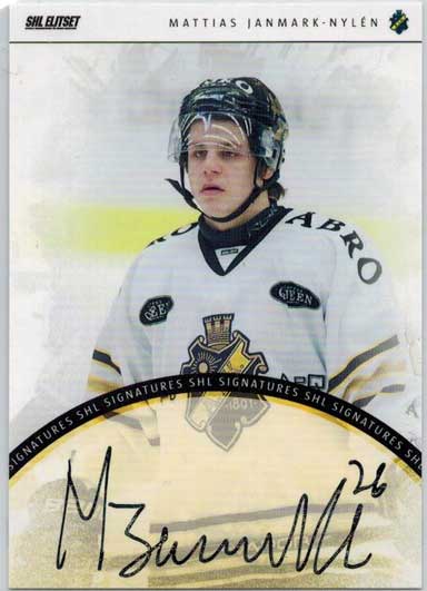 2013-14 SHL s.1 Signatures #01 Mattias Janmark-Nylén AIK SP 85ex.