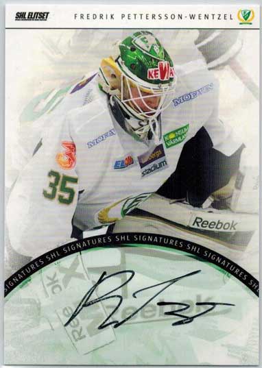 2013-14 SHL s.1 Signatures #04 Fredrik Pettersson-Wentzel Färjestad BK
