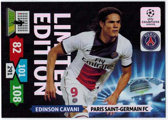 Limited Edition, 2013-14 Adrenalyn Champions League, Edinson Cavani