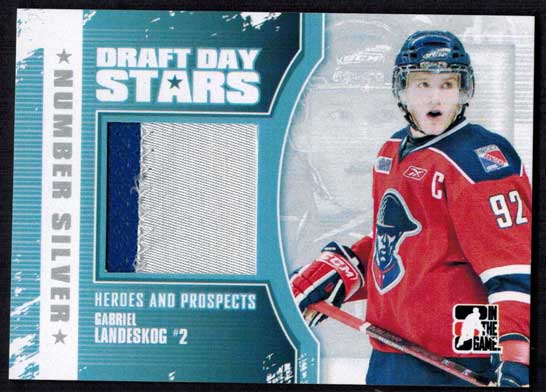Gabriel Landeskog 2010-11 ITG Heroes and Prospects Draft Star Numbers Silver #DS02, 3ex. Producerade