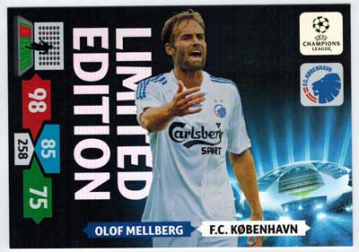 XXL Limited Edition, 2013-14 Adrenalyn Champions League, Olof Mellberg, 10st
