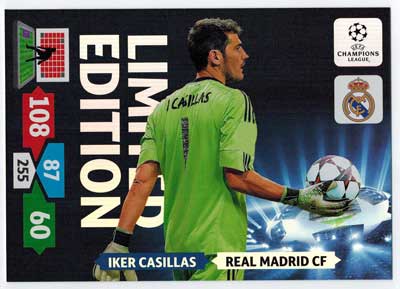 XXL Limited Edition, 2013-14 Adrenalyn Champions League, Iker Casillas, 10st
