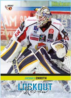 LOCKOUT REVIEW, 2013-14 HockeyAllsvenskan #HA-LR01 Jhonas Enroth ALMTUNA IS