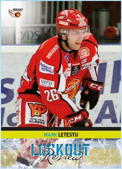 LOCKOUT REVIEW, 2013-14 HockeyAllsvenskan #HA-LR02 Mark Letestu ALMTUNA IS
