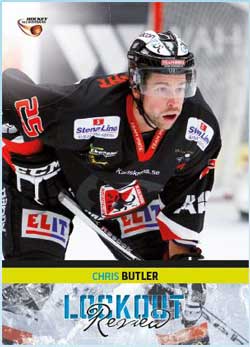 LOCKOUT REVIEW, 2013-14 HockeyAllsvenskan #HA-LR08 Chris Butler