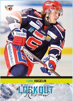 LOCKOUT REVIEW, 2013-14 HockeyAllsvenskan #HA-LR14 Carl Hagelin
