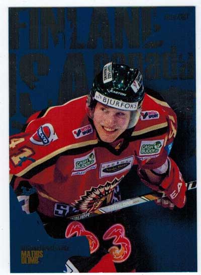 2013-14 SHL s.1 International Force #3 Mathis Olimb Frölunda Indians