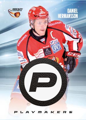 PLAYMAKERS, 2013-14 HockeyAllsvenskan #HA-PM01 Daniel Hermansson ALMTUNA IS