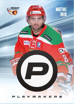 PLAYMAKERS, 2013-14 HockeyAllsvenskan #HA-PM08 Mattias Beck