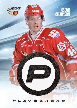 PLAYMAKERS, 2013-14 HockeyAllsvenskan #HA-PM10 Oscar Johansson