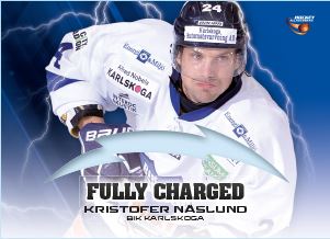 FULLY CHARGED, 2013-14 HockeyAllsvenskan #ALLS-FC02 Kristofer Näslund BIK KARLSKOGA
