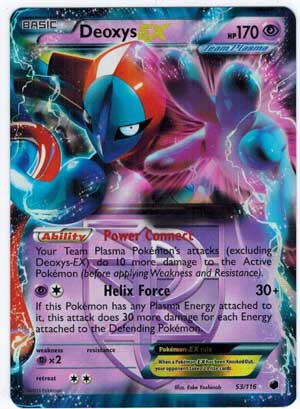 Pokémon, Plasma Freeze, Deoxys-EX - 53/116 - Ultra Rare