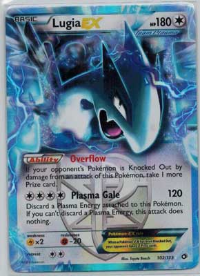 Pokemon, Legendary Treasures, Lugia EX - 102/113 - Ultra Rare