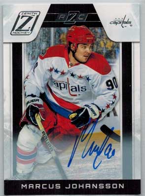 Marcus Johansson 2010-11 Zenith #188 Autograph RC