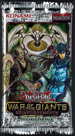Yu-Gi-Oh, War of The Giants Reinforcements, 1 Booster