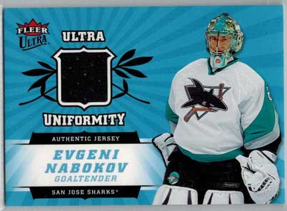 Evgeni Nabokov 2006-07 Ultra Uniformity #UEN