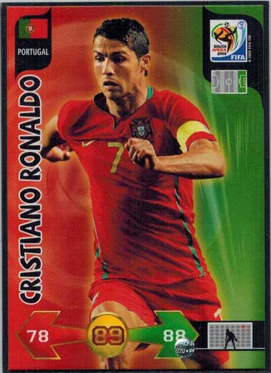 Cristiano Ronaldo, Adrenalyn XL World Cup 2010