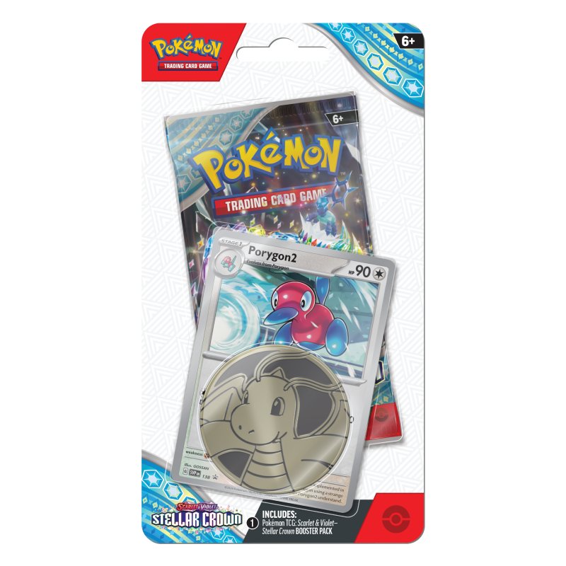 1st Checklane Blister Pack - Pokémon, SV7: Stellar Crown, Checklane Blister Pack