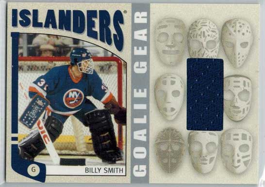 Billy Smith 2004-05 ITG Franchises US East Goalie Gear #EGG2, New York Islanders