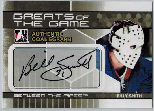 Billy Smith 2009-10 Between The Pipes Autographs #ABS, New York Islanders