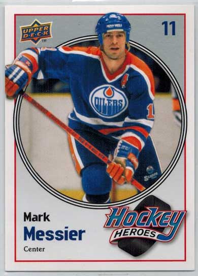 Mark Messier 2009-10 Upper Deck Hockey Heroes Mark Messier #HH22