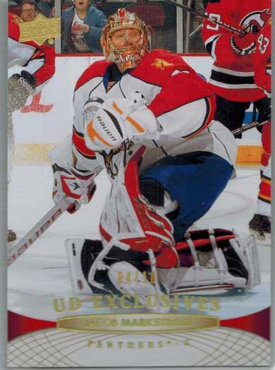 Jacob Markström / Jacob Markstrom 2011-12 Upper Deck Spectrum #122 04/10