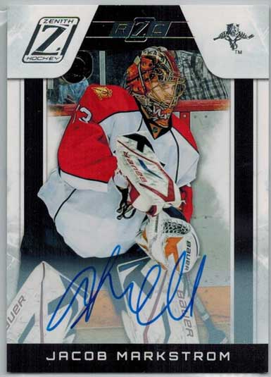 Jacob Markström / Jacob Markstrom 2010-11 Zenith #209 Autograph RC /999