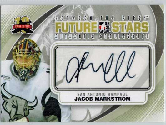 Jacob Markström / Jacob Markstrom 2011-12 Between The Pipes Autographs #AJM
