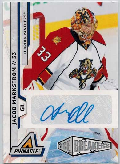 Jacob Markström / Jacob Markstrom 2010-11 Pinnacle #264 Autograph RC /299