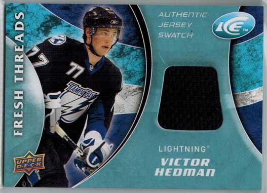 Victor Hedman 2009-10 Upper Deck Ice Fresh Threads #FTVH