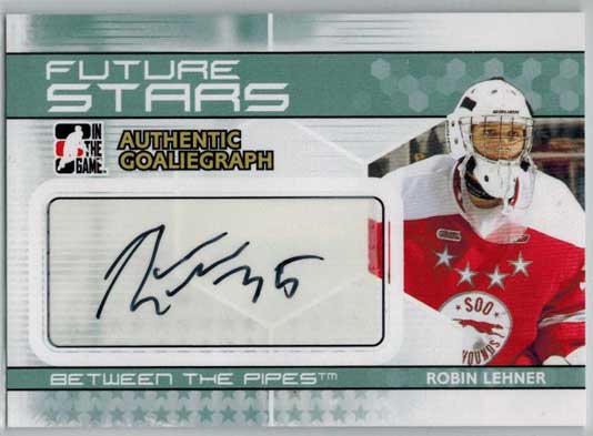 Robin Lehner 2009-10 Between The Pipes Autographs #ARL