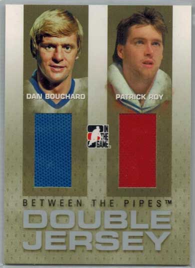 Patrick Roy / Dan Bouchard 2006-07 Between The Pipes Double Jerseys #DJ17