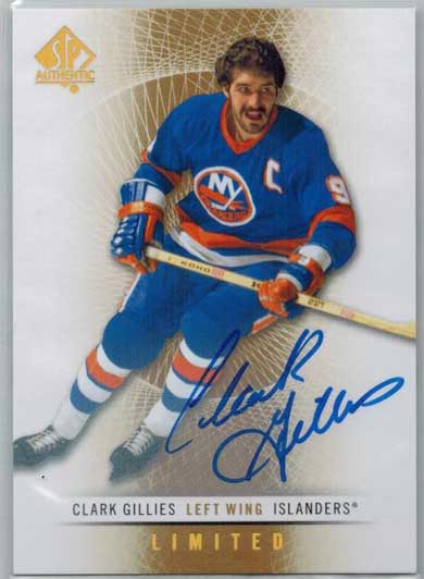 Clark Gillies 2012-13 SP Authentic Limited Autographs #74, New York Islanders