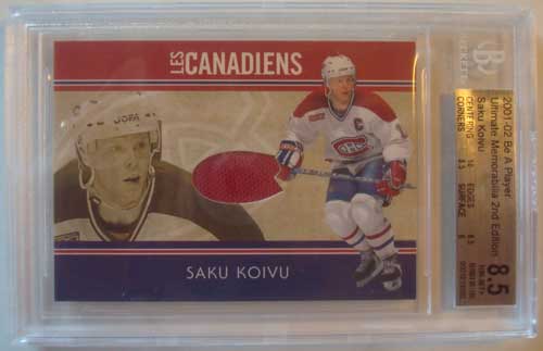 Saku Koivu 2001-02 BAP Ultimate Memorabilia Les Canadiens #9 9/40