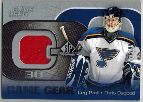Chris Osgood 2003-04 SP Game Used Game Gear #GGCO /99