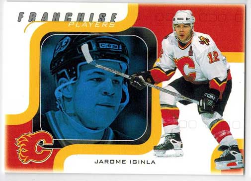 Jarome Iginla 2002-03 BAP Memorabilia Sapphire #205 Franchise Players /100