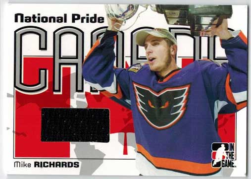 Mike Richards 2005-06 ITG Heroes and Prospects National Pride #NPR39