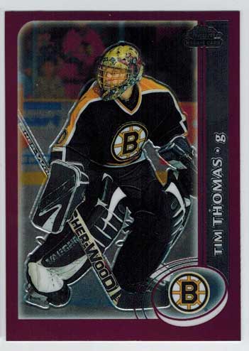 Tim Thomas 2002-03 Topps Chrome #162 RC