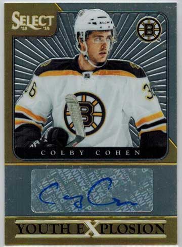 Colby Cohen 2013-14 Select Youth Explosion Autographs #YECO