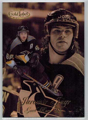 Jaromir Jagr 1998-99 Topps Gold Label Goal Race 99 #GR5