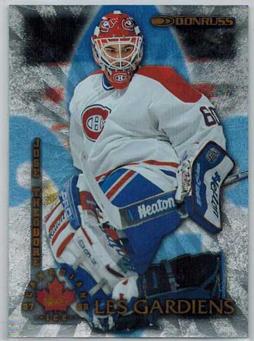 Jose Theodore 1997-98 Donruss Canadian Ice Les Gardiens #6 /1500