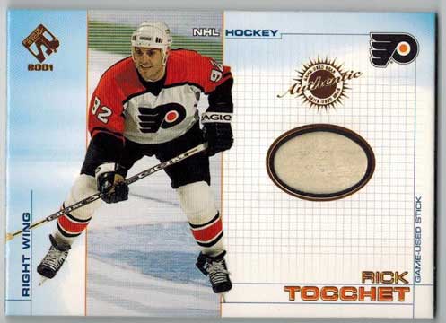 Rick Tocchet 2000-01 Private Stock Game Gear #86 Stick