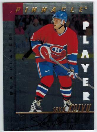Saku Koivu 1997-98 Be A Player Autographs Die Cut #3