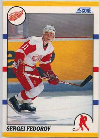 Sergei Fedorov 1990-91 Score Rookie Traded #20T RC