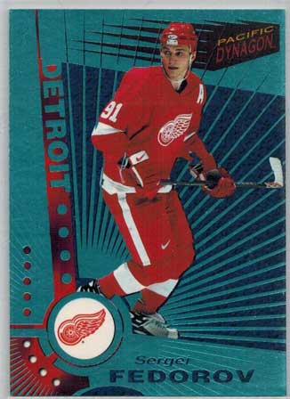 Sergei Fedorov 1997-98 Pacific Dynagon Ice Blue #41