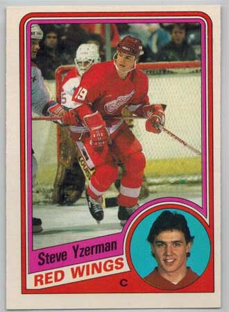 Steve Yzerman 1984-85 O-Pee-Chee #67 RC