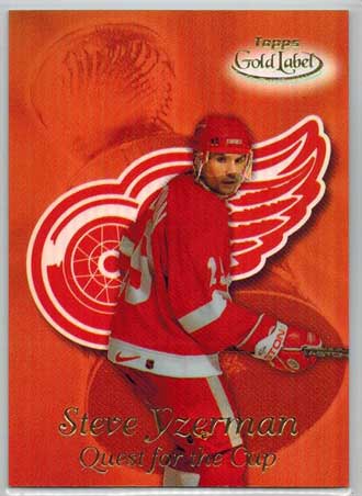 Steve Yzerman 1999-00 Topps Gold Label Quest for the Cup #QC1