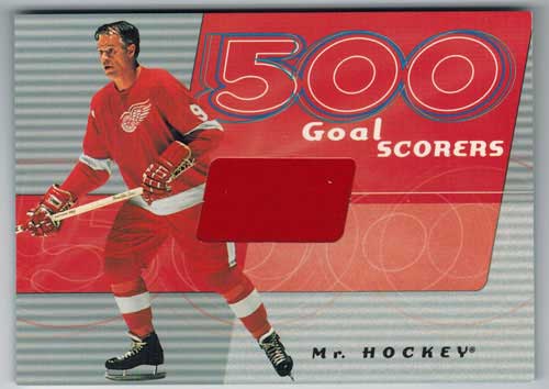Gordie Howe 2001-02 BAP Signature Series 500 Goal Scorers #1